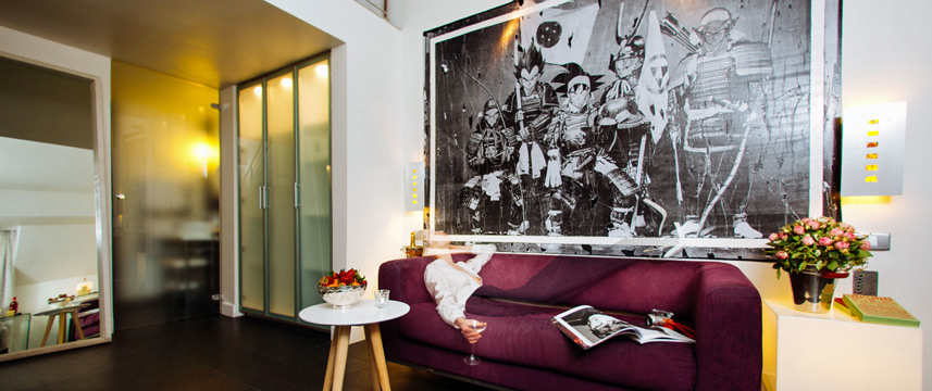 1K Hotel Paris - Duplex Suite Lounge
