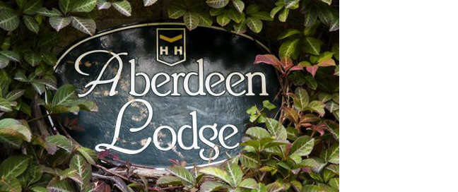 Aberdeen Lodge - Sign