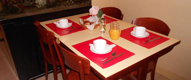 Abricotel Hotel - Breakfast Table