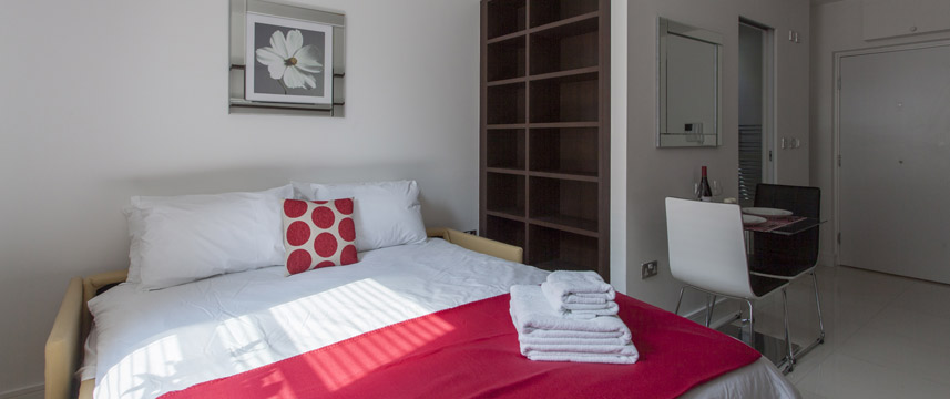 Albany House Apartments - Bedroom Area