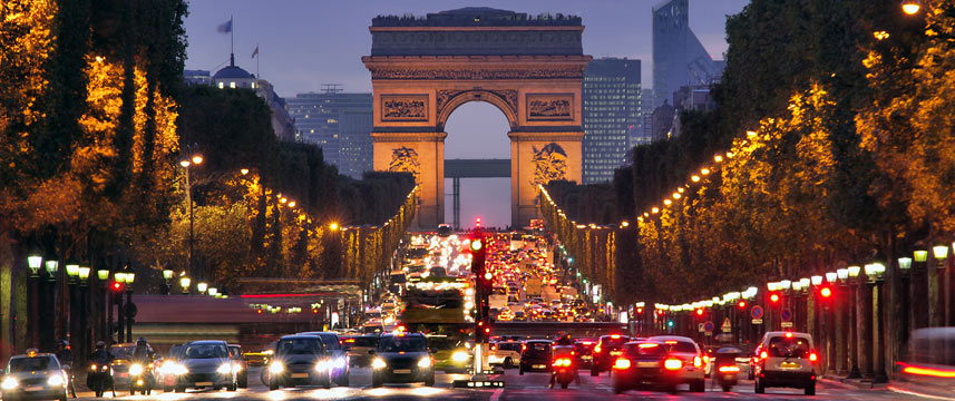 Arc De Triomphe Rush Hour