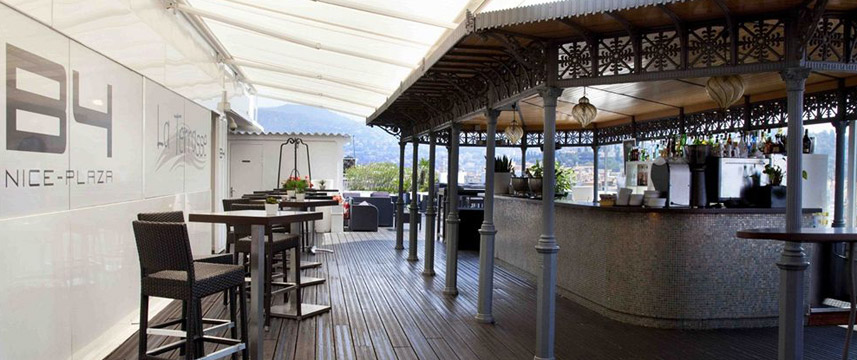 B4 Nice Plaza Hotel - Terrace-Bar B4 Nice Plaza Hotel - Terrace-Bar