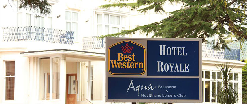Best Western Hotel Royale - Sign Best Western Hotel Royale - Sign