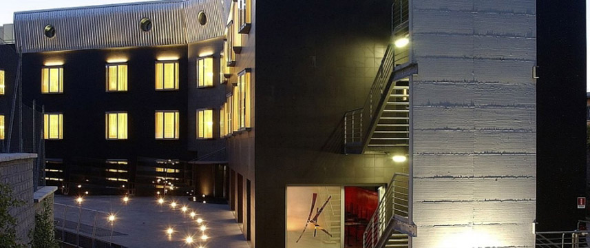 Black Hotel - Exterior Evening Black Hotel - Exterior Evening