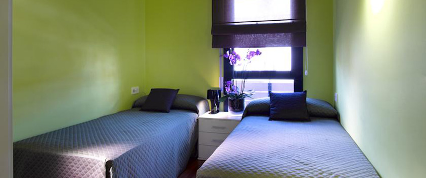 Castro Exclusive Residences Sant Pau Twin Bedroom