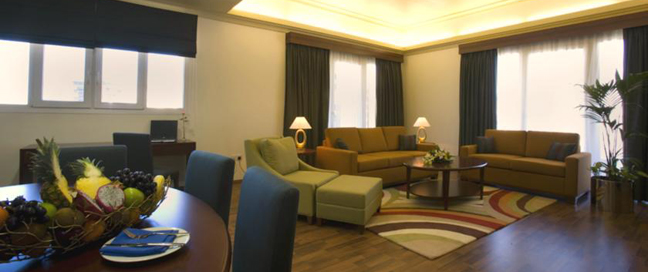 Coral Al Khoory Hotel Apartments - Living Room