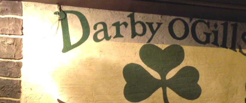 Darby O Gills Hotel Sign