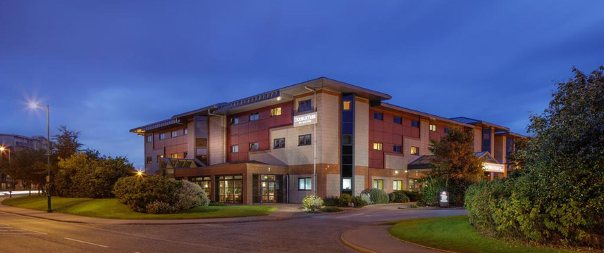 Doubletree by Hilton Aberdeen City Centre Exterior Night Doubletree by Hilton Aberdeen City Centre Exterior Night