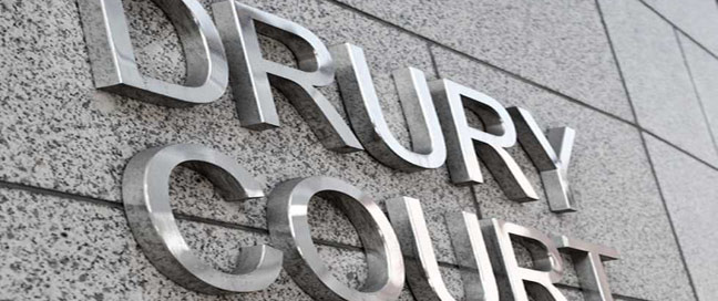 Drury Court - Sign
