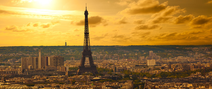 Eiffel Tower Paris Skyline
