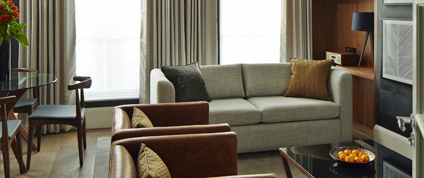 Flemings Hotel Mayfair - One Bedroom Living Room Flemings Hotel Mayfair - One Bedroom Living Room