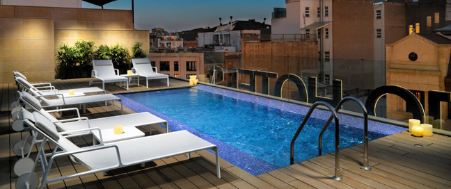 H10 Art Gallery - Plunge Pool Night H10 Art Gallery - Plunge Pool Night