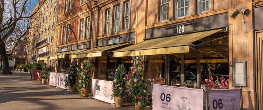 Hilton London Hyde Park - Aubaine Restaurant Hilton London Hyde Park - Aubaine Restaurant