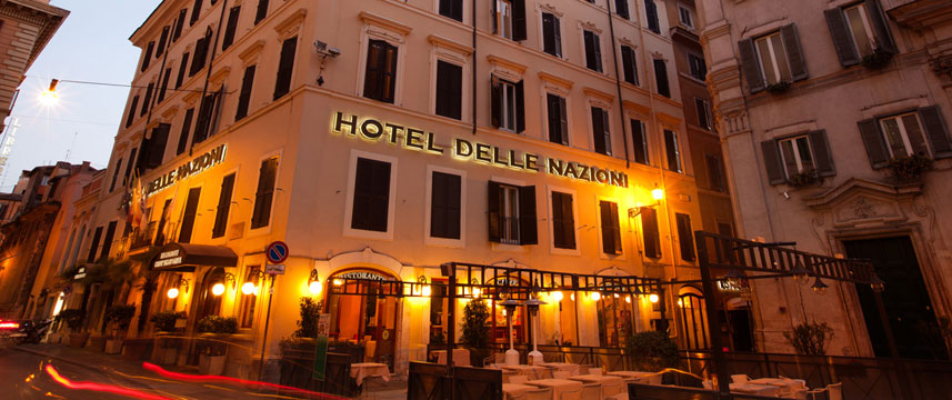 Hotel Delle Nazioni - Exterior Night