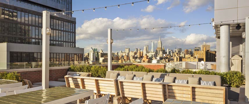 Hotel Indigo Lower East Side Rooftop Seating