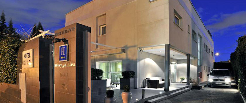 Hotel Madrid Barajas Exterior Night Hotel Madrid Barajas Exterior Night