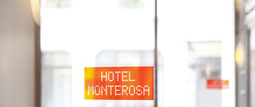Hotel Monterosa Door Sign