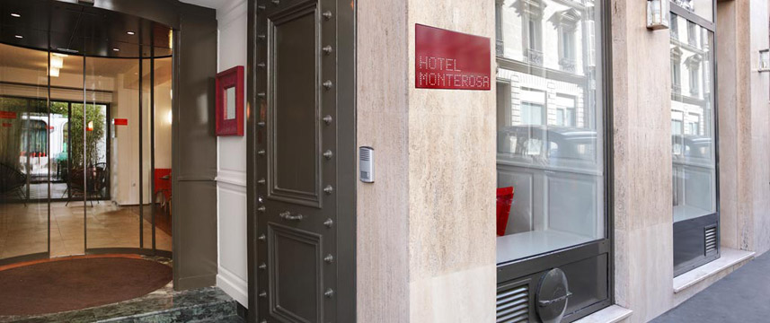 Hotel Monterosa Entrance Hotel Monterosa Entrance