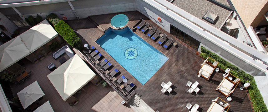Hotel SB Icaria Barcelona - Pool Aerial View