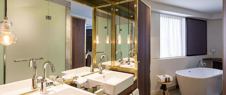 INK Hotel Amsterdam MGallery Deluxe Suite Bathroom INK Hotel Amsterdam MGallery Deluxe Suite Bathroom