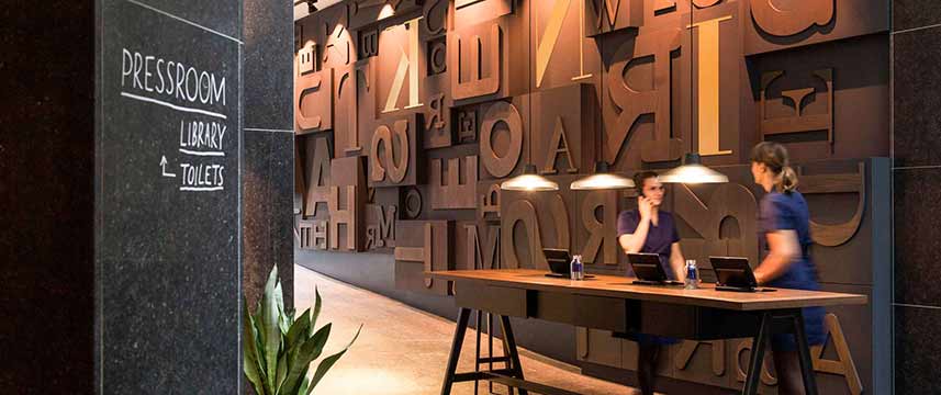 INK Hotel Amsterdam MGallery Reception INK Hotel Amsterdam MGallery Reception