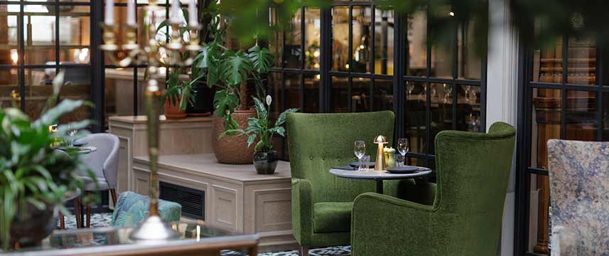 Kimpton Clocktower Hotel - Winter Garden Seating Kimpton Clocktower Hotel - Winter Garden Seating