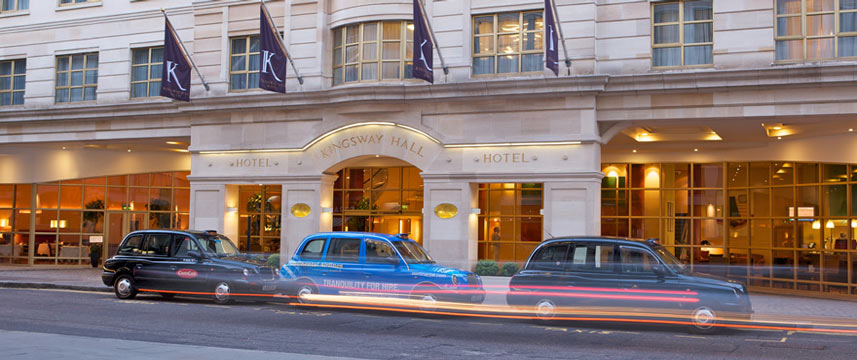 Kingsway Hall - Exterior with taxis Kingsway Hall - Exterior with taxis
