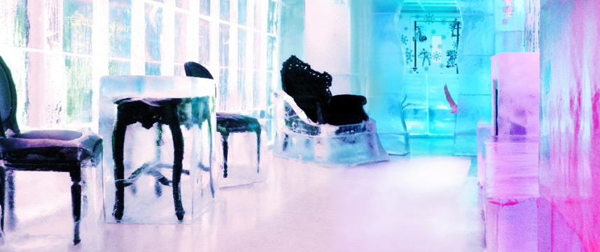 Kube Hotel - Ice Bar Seating Kube Hotel - Ice Bar Seating