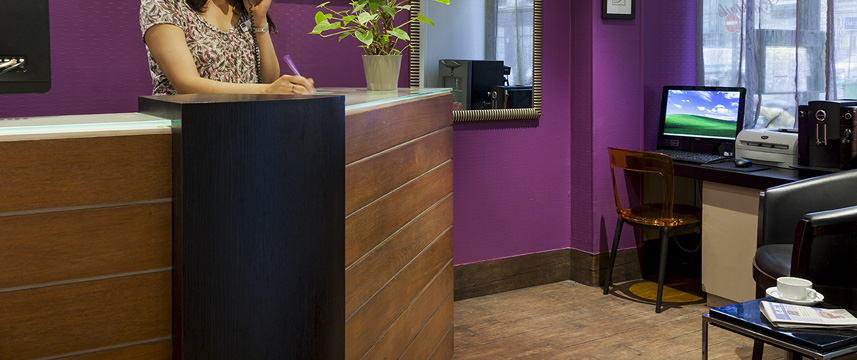 Kyriad Gare du Nord - Reception Area Kyriad Gare du Nord - Reception Area