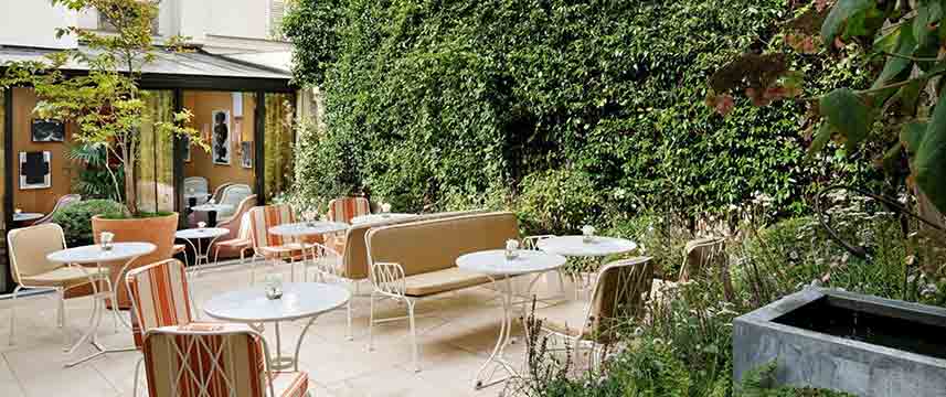 Le Belgrand Hotel Champs Elysees Patio Le Belgrand Hotel Champs Elysees Patio