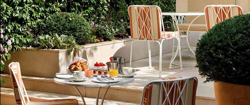 Le Belgrand Hotel Champs Elysees Patio Breakfast Le Belgrand Hotel Champs Elysees Patio Breakfast