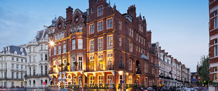 Milestone Exterior at dusk