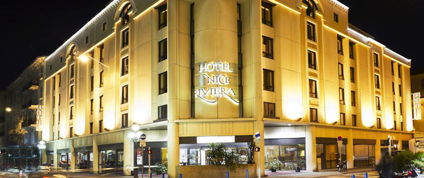 Nice Riviera Hotel - Exterior Evening