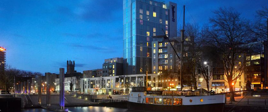 Radisson Blu Bristol - Exterior Night Radisson Blu Bristol - Exterior Night