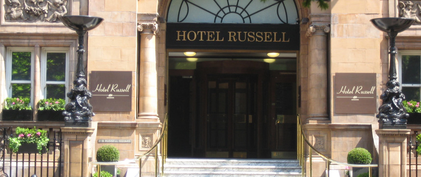 Russell Hotel Steps & front door Russell Hotel Steps & front door