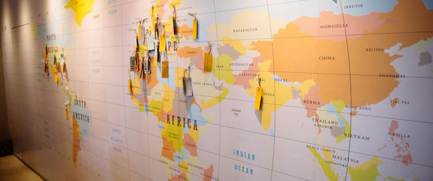 STAY Central - Reception Wall STAY Central - Reception Wall