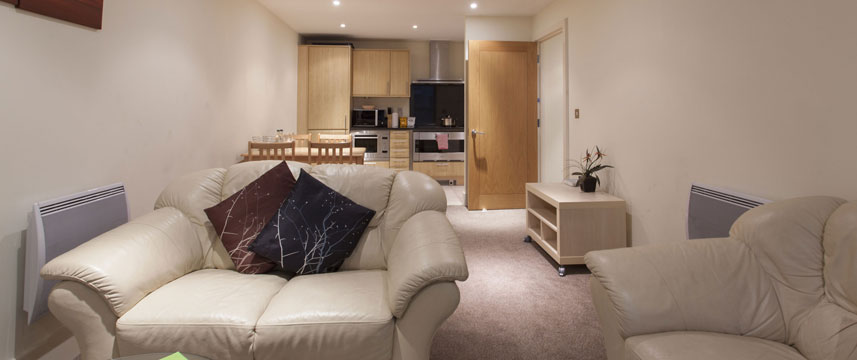 St George Wharf Apartments - Living-Area