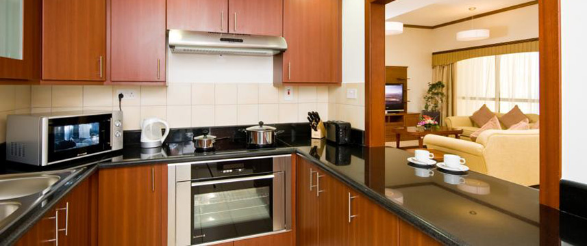 Suha Hotel Apartments - Kitchen