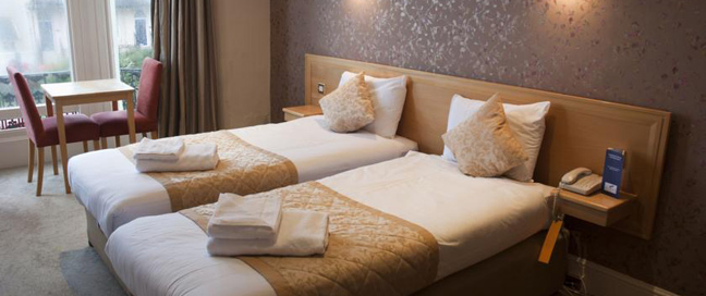 The Brighton Hotel Twin Bedroom