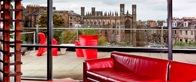 The Glasshouse Edinburgh - Lounge Terrace