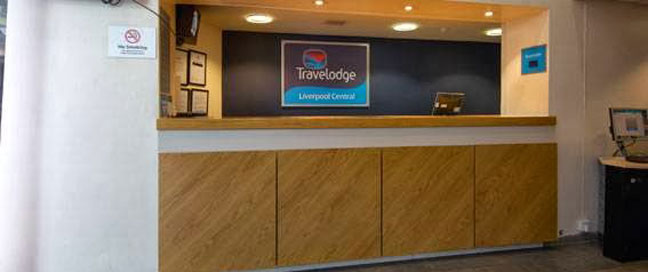 Travelodge Liverpool Central Reception Travelodge Liverpool Central Reception