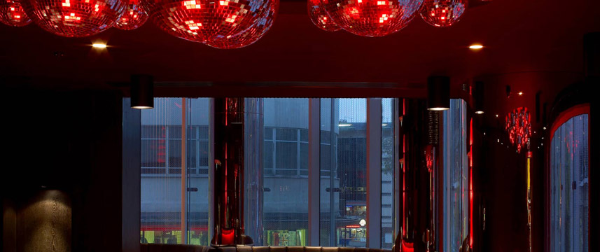 W Leicester Square Glitter Balls