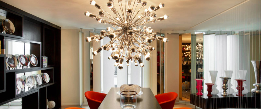 W Leicester Square Suite Dining Area