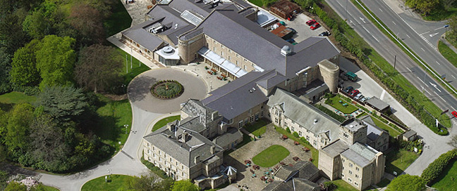 Weetwood Hall Ariel View