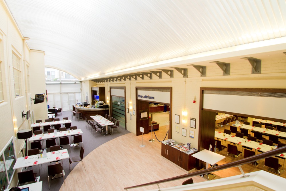 Wesley restaurant view abov