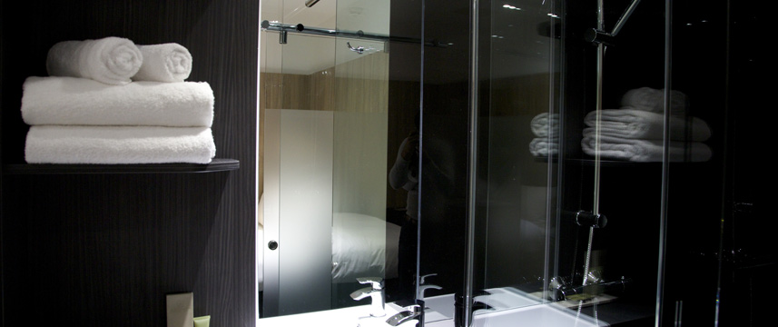 Z Hotel Bath - Inside Double Shower 