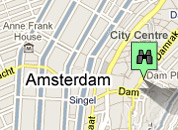 Click for map of Amsterdam City Centre hotels