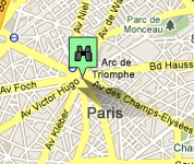 Click for map of Arc de Triomphe hotels