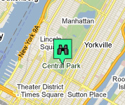 Click for map of Central Park hotels