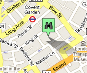 Click for map of Covent Garden Piazza hotels